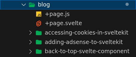 Svelte VSCode Settings Filefirst Sort Order